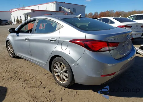 2015 Hyundai Elantra Se из США, поврежденный, VIN 5NPDH4AE8FH640996